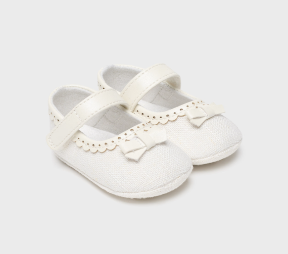 Mayoral botosei fete tip balerini textura 15-18 Off-white