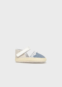 Mayoral botosei fete tip espandrile cu dantela 15-18 Bluestone