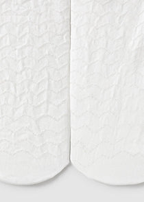 Mayoral ciorap cu chilot fete jacquard 12-36 luni Alb