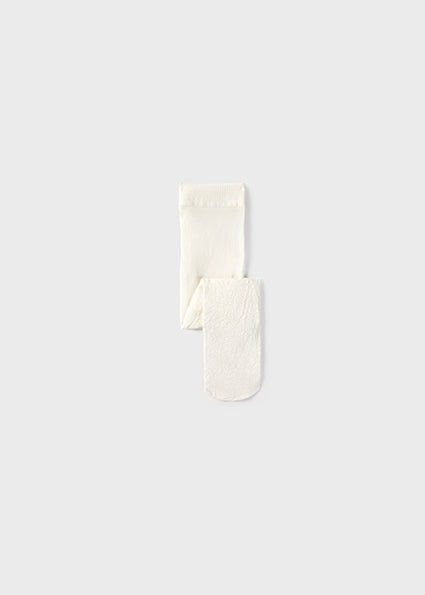 Mayoral ciorap cu chilot fete jacquard 12-36 luni Off-white Imagine principală a produsului