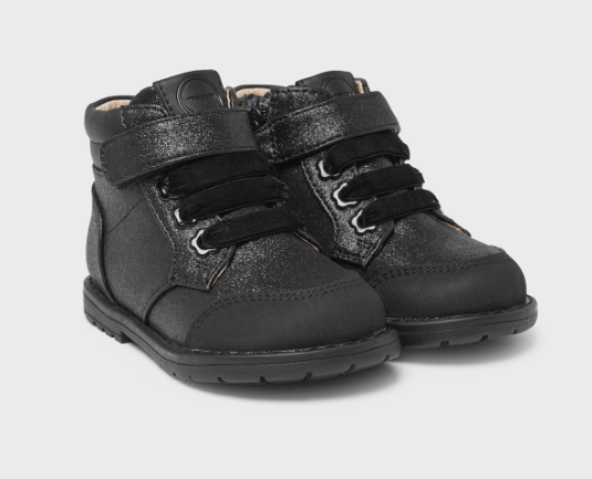 Mayoral ghete fetite biker sclipici 19-25, Negru