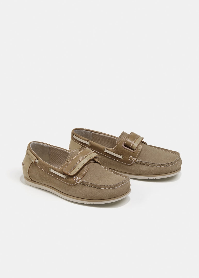 Mayoral pantofi baieti marinaresti cu siret decorativ 26-30, Toasted