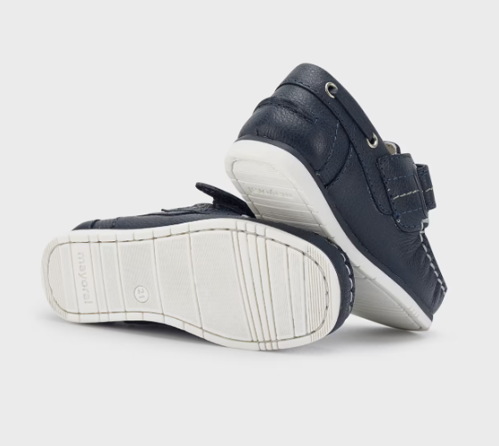 Mayoral pantofi baieti marinaresti din piele 19-25 Navy Blue
