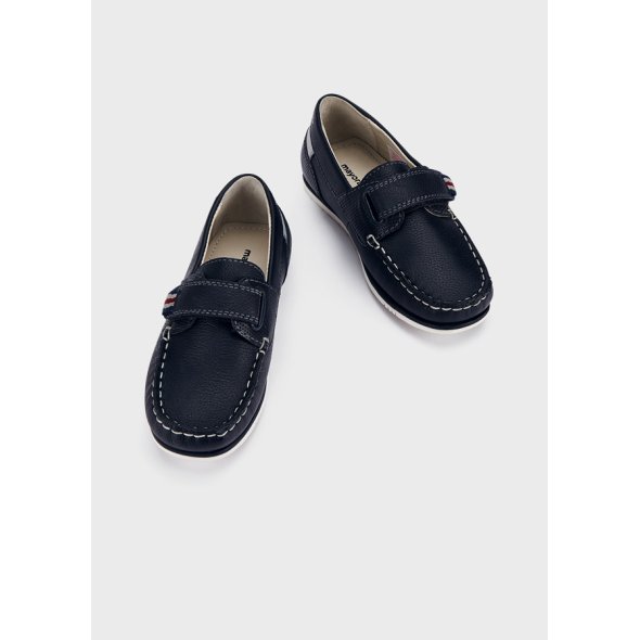 Mayoral pantofi baieti mocasini din piele 19-25, Navy blue cu scai Imagine principală a produsului