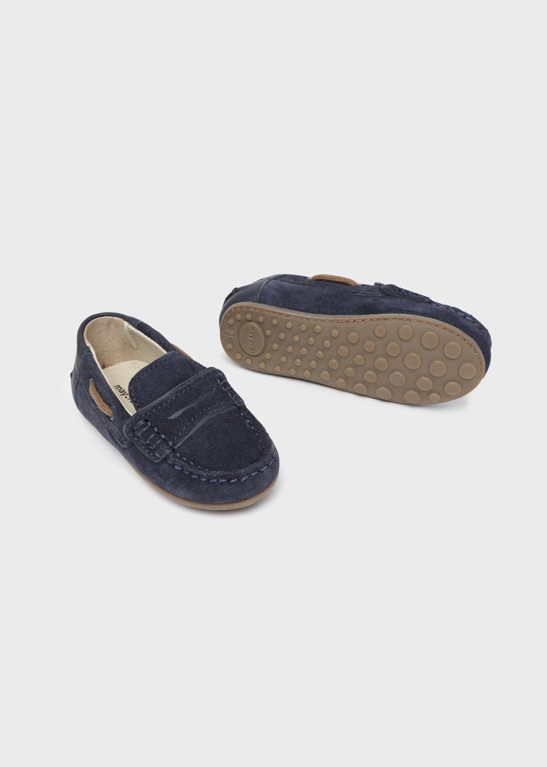Mayoral pantofi baieti mocasini din piele 19-25, Navy blue Imagine principală a produsului