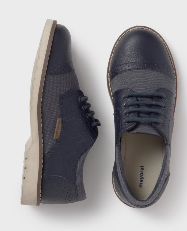 Mayoral pantofi baieti oxford combinati 31-35 Navy Blue