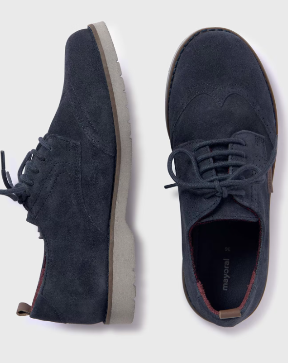 Mayoral pantofi baieti oxford piele 36-38 Navy blue Imagine principală a produsului
