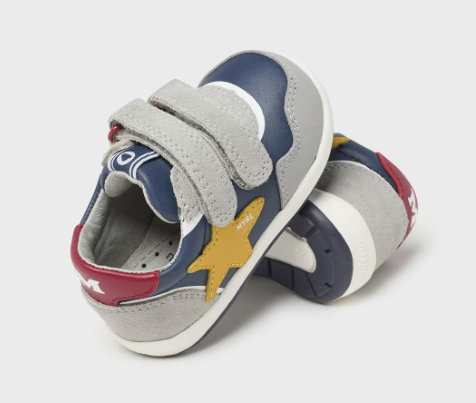 Mayoral pantofi baieti sport 18-25 Gri-Blue cu steluta