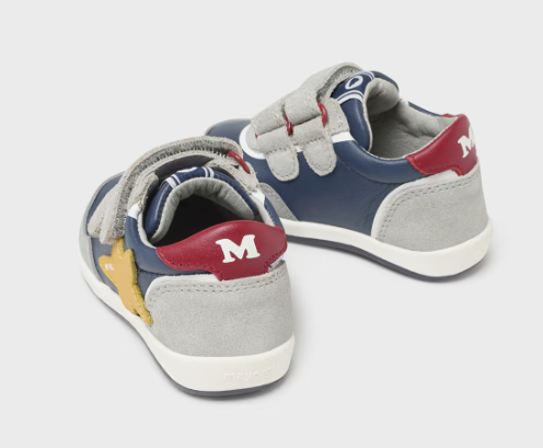 Mayoral pantofi baieti sport 18-25 Gri-Blue cu steluta