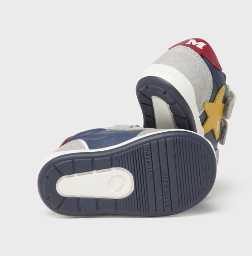 Mayoral pantofi baieti sport 18-25 Gri-Blue cu steluta