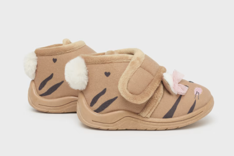 Mayoral pantofi fetite de casa 19-24 Taupe tigru