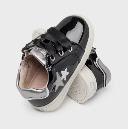 Mayoral pantofi fetite sport 19-25 Negru cu stelute