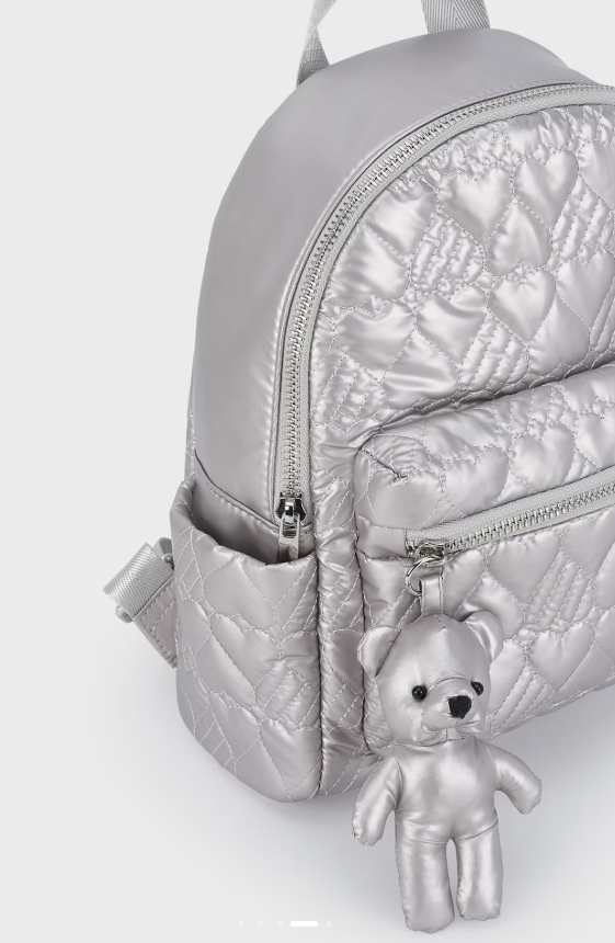 Mayoral rucsac fetite matlasat metalizat 4 ani+ Gold white