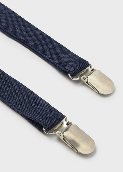 Mayoral set papion si bretele baieti 12-24 luni Navy Blue Imagine secundară a produsului
