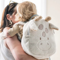 Nattou rucsac copii mici 12m+ Teddy Girafa Ecru