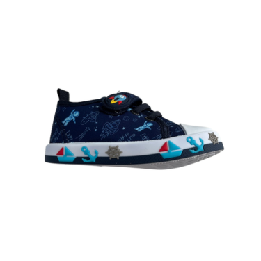 Padini tenisi baieti cu siret elastic si scai 20-25 Navy cosmos