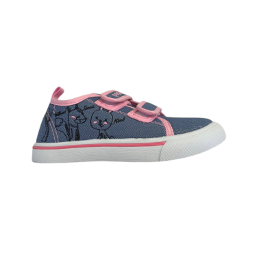 Padini tenisi fete cu scai 25-30 Blue cu animale