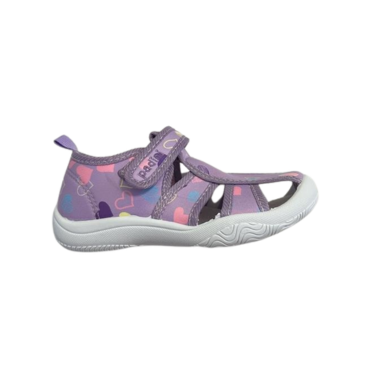 Padini tenisi fete decupati 25-30 Purple cu inimioare Imagine principală a produsului