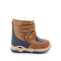 Primigi cizme baieti imblanite GORE-TEX 19-24 Cuoio/Blu