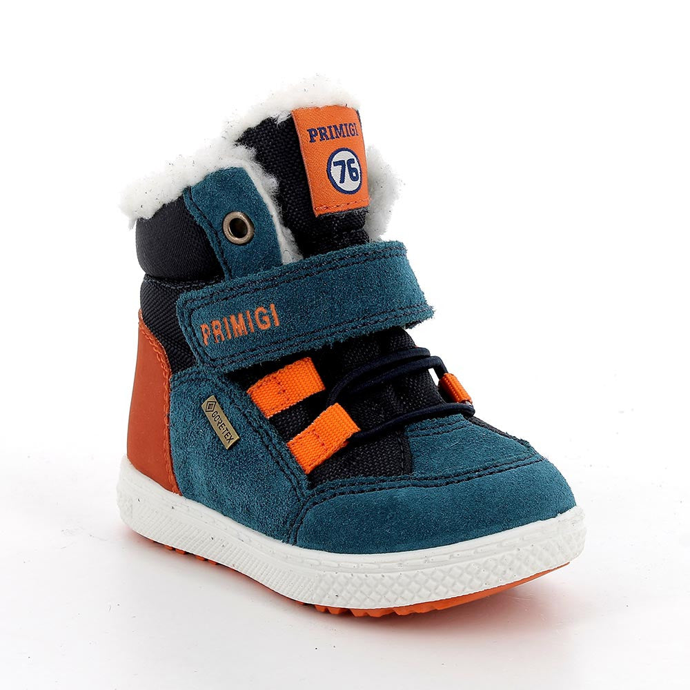 Primigi cizme baieti imblanite GORE-TEX 25-28 Ottan/Blu Imagine principală a produsului