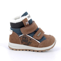 Primigi cizme baieti imblanite GORE-TEX 25-29 Marrone e blu con strap