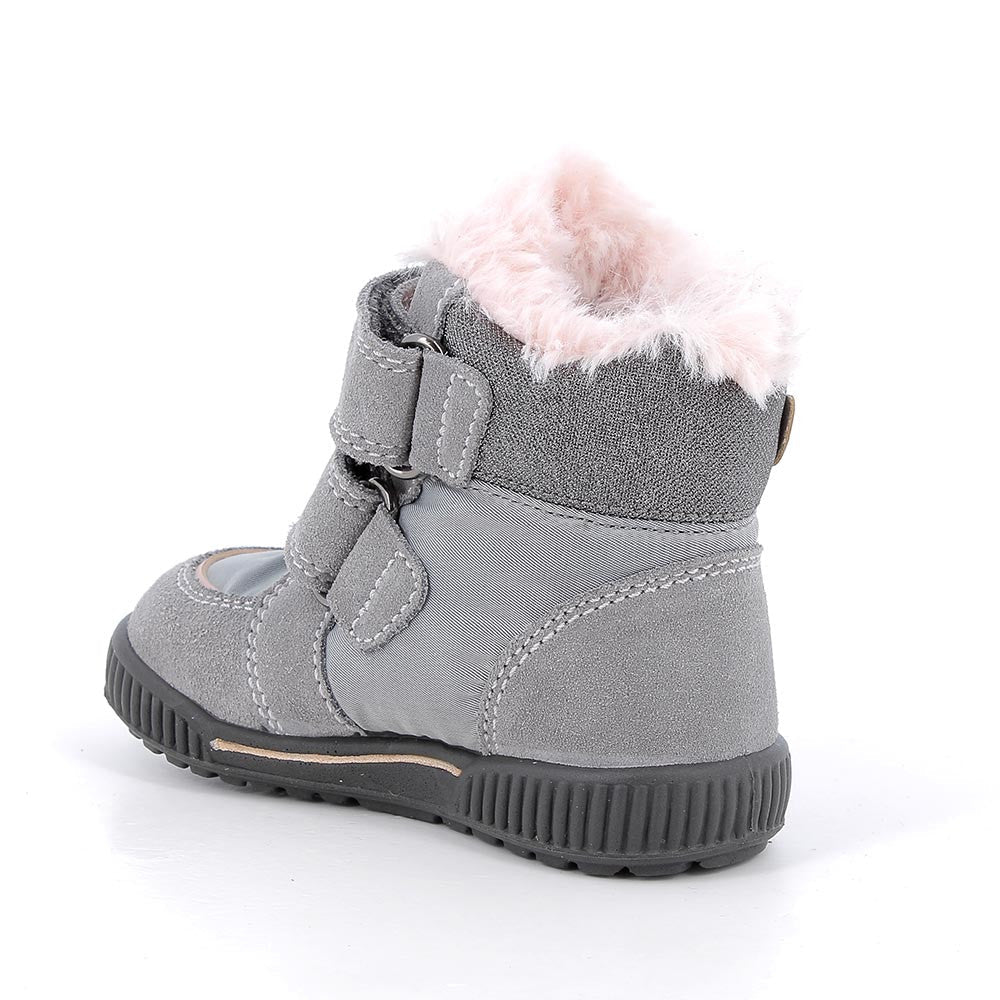 Primigi ghete fete imblanite GORE-TEX 19-25 Techno Grigio cu inimioara