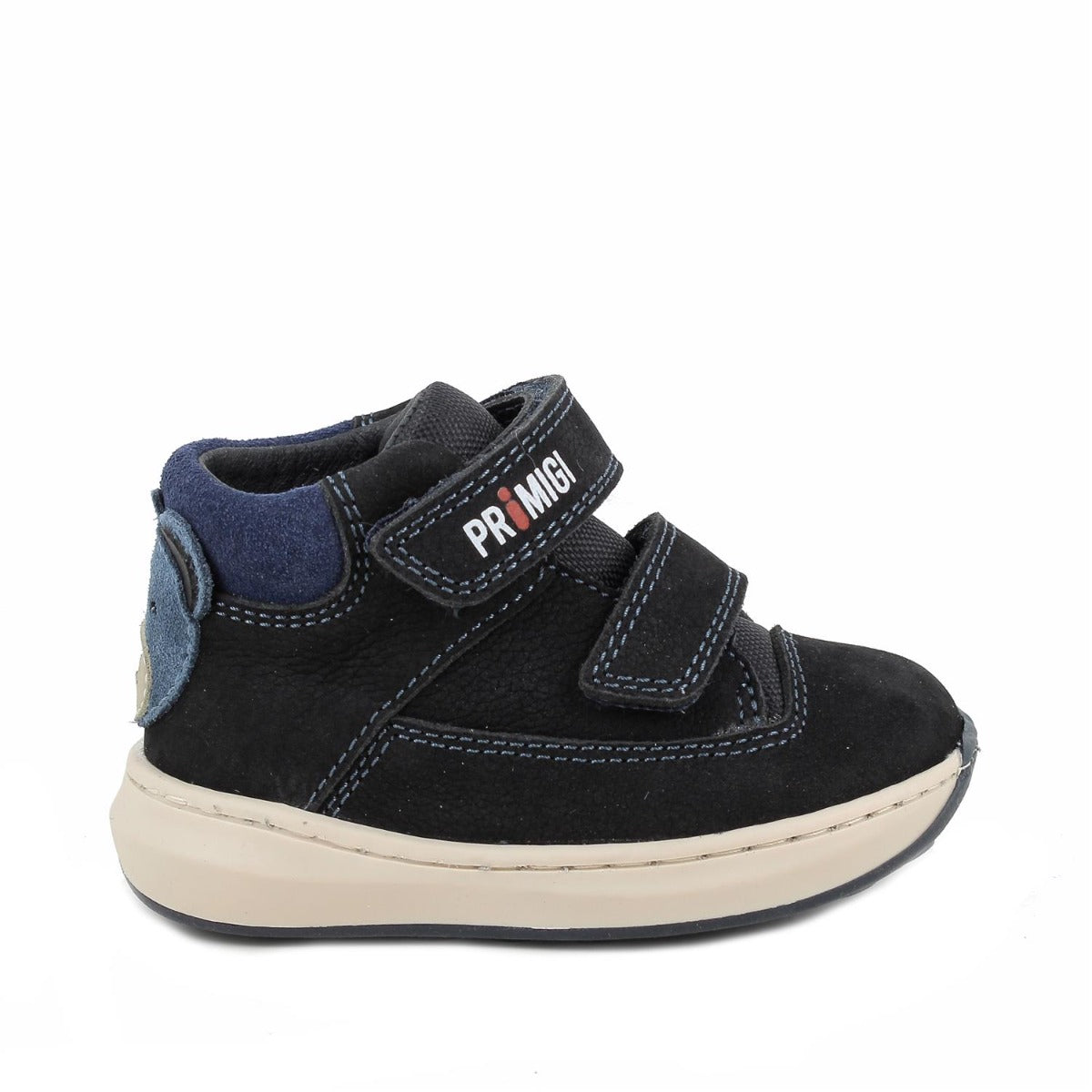 Primigi pantofi baieti 18-25 Nabuk Canyon Blu cu ursulet