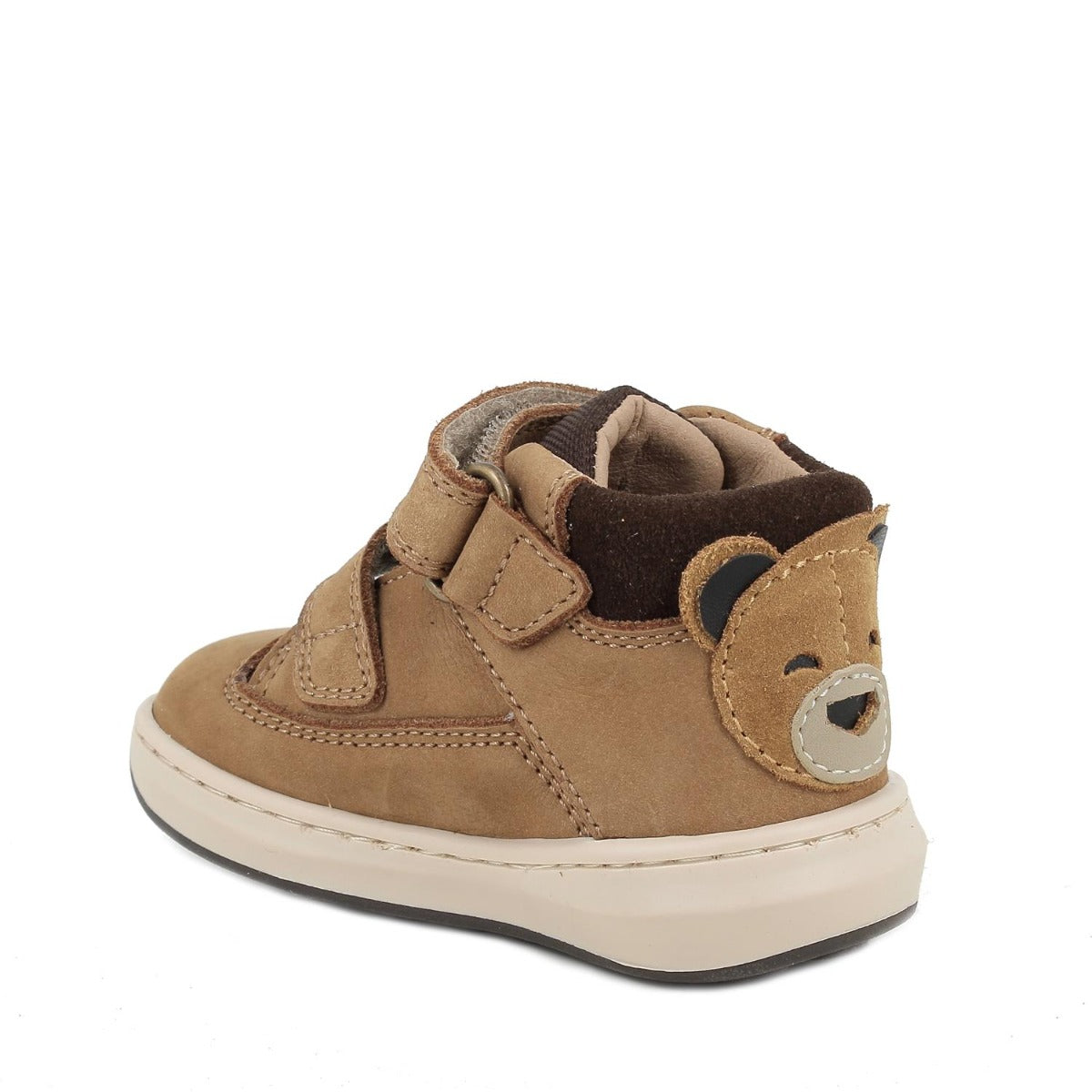 Primigi pantofi baieti 18-25 Nabuk Canyon Camel cu ursulet