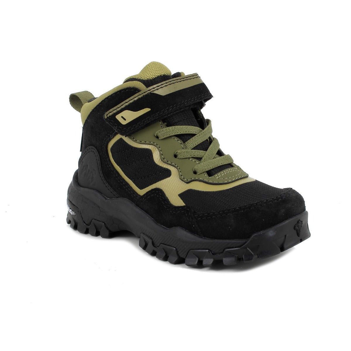 Primigi pantofi baieti captusiti GORE-TEX 31-35 Suede/Tecnic Nerro e Verde Imagine principală a produsului
