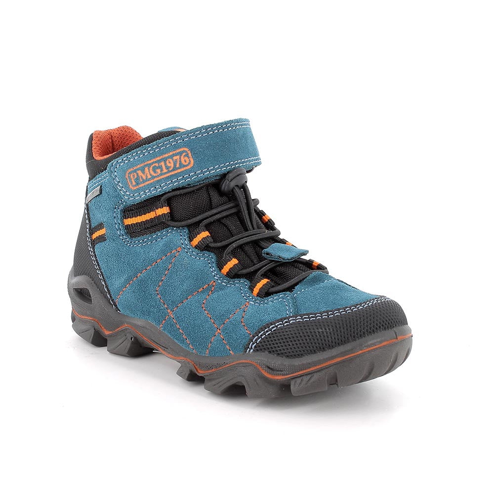 Primigi pantofi baieti cu siret rlastic GORE-TEX 26-30 Scamos Ottanio/Nero