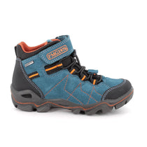 Primigi pantofi baieti cu siret rlastic GORE-TEX 26-30 Scamos Ottanio/Nero