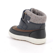 Primigi pantofi baieti GORE-TEX 20-24 Nabuk Gomma Blu/Marrone