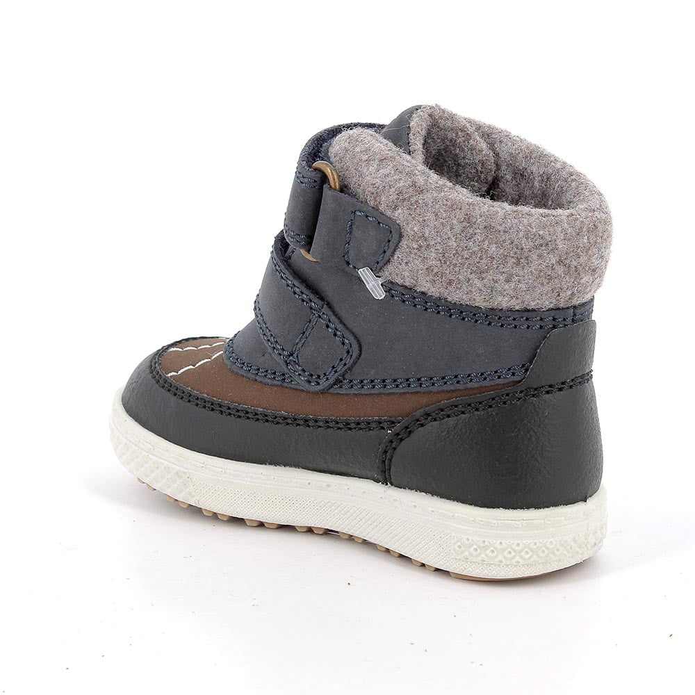 Primigi pantofi baieti GORE-TEX 20-24 Nabuk Gomma Blu/Marrone