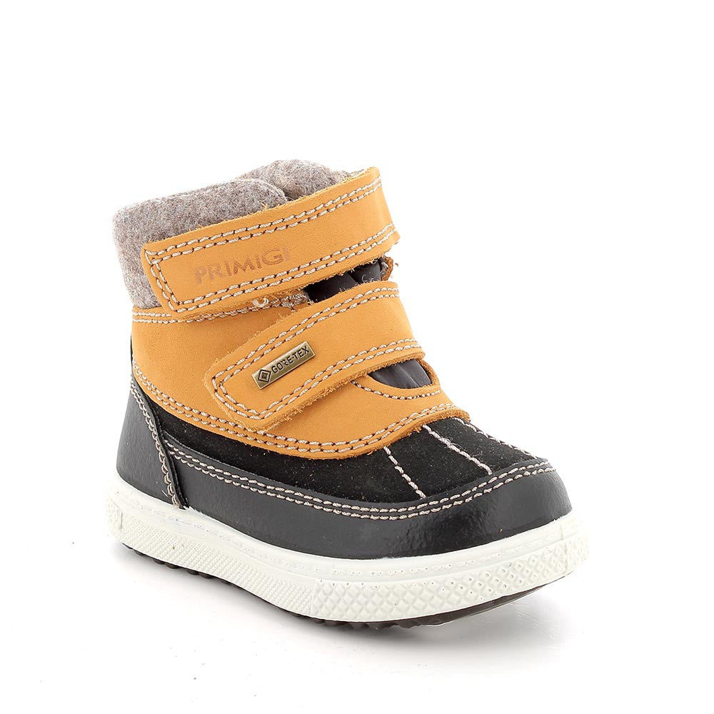 Primigi pantofi baieti GORE-TEX 25-29 Nabuk Gomma Senape/Nero Imagine principală a produsului