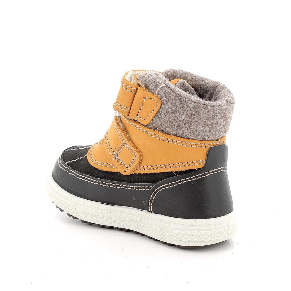 Primigi pantofi baieti GORE-TEX 25-29 Nabuk Gomma Senape/Nero