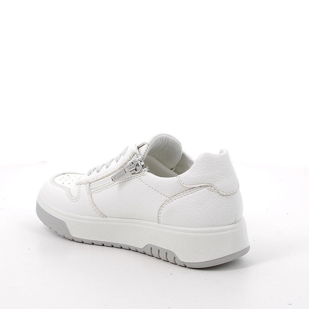 Primigi pantofi baieti sport cu fermoar 31-35 Nappa Bottal Blanco