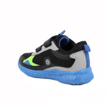 Primigi pantofi baieti sport cu LED 24-29 Black-Light Grey