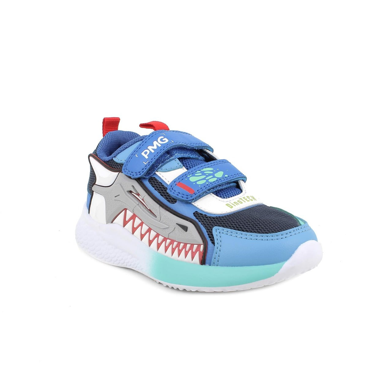 Primigi pantofi baieti sport cu LED 27-32 Navy-Grey-Sky Blue
