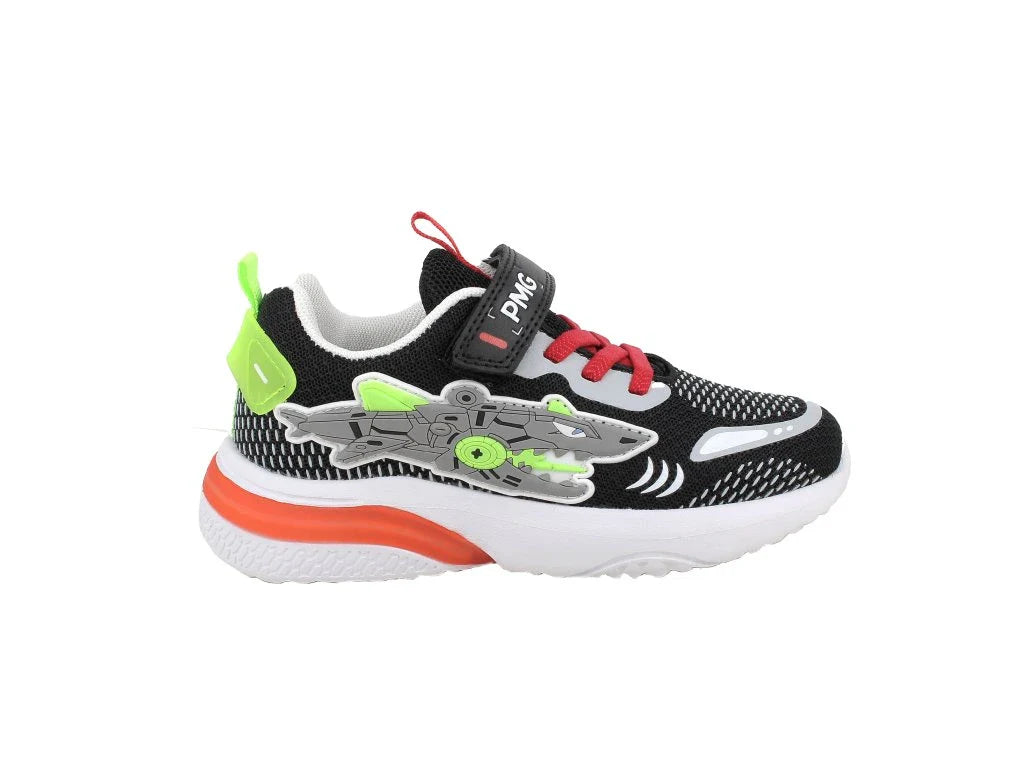 Primigi pantofi baieti sport cu LED 24-33 Bicolore Nero/Bianco Imagine secundară a produsului