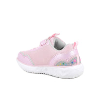 Primigi pantofi fete sport cu LED 27-32 Pink-Pearled Pink cu inimioare