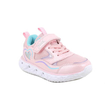 Primigi pantofi fete sport cu LED 27-32 Rosa e turchese cu inimioara