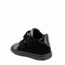 Primigi pantofi fetite 18-24 Negru cu floare mare
