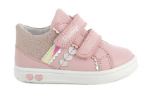 Primigi pantofi fetite 18-24 Roz Baby cu inimioare