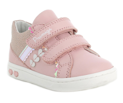 Primigi pantofi fetite 18-24 Roz Baby cu inimioare