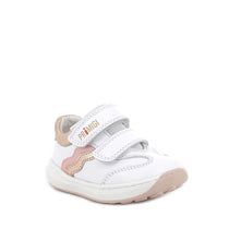 Primigi pantofi fetite 18-24 White cu dungi ondulate