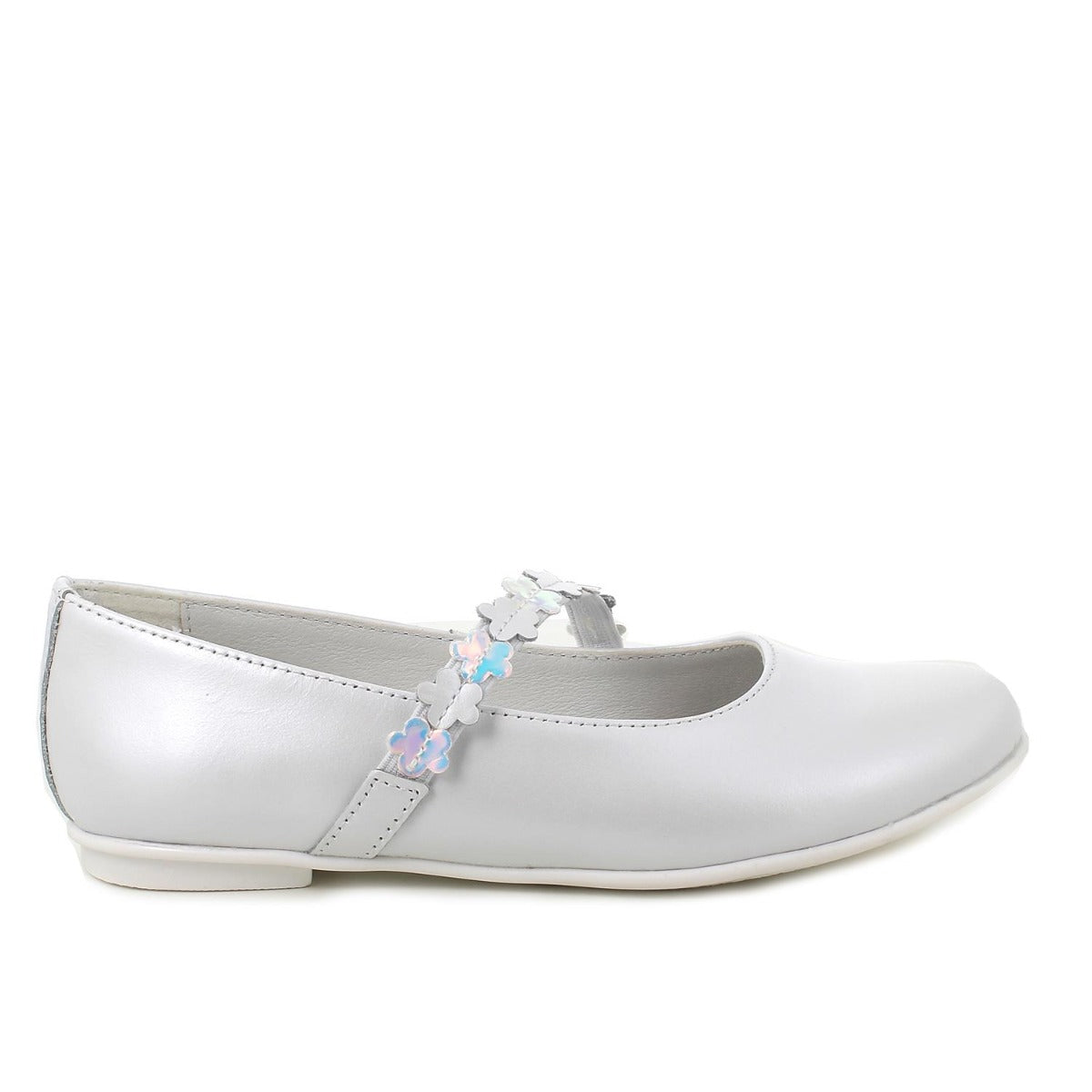 Primigi pantofi fetite balerini 28-33 Pearly White Imagine principală a produsului