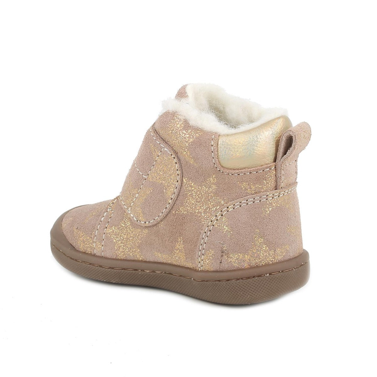 Primigi pantofi fetite imblanite Slim Fit 18-25 Scamosc Stelle Beige