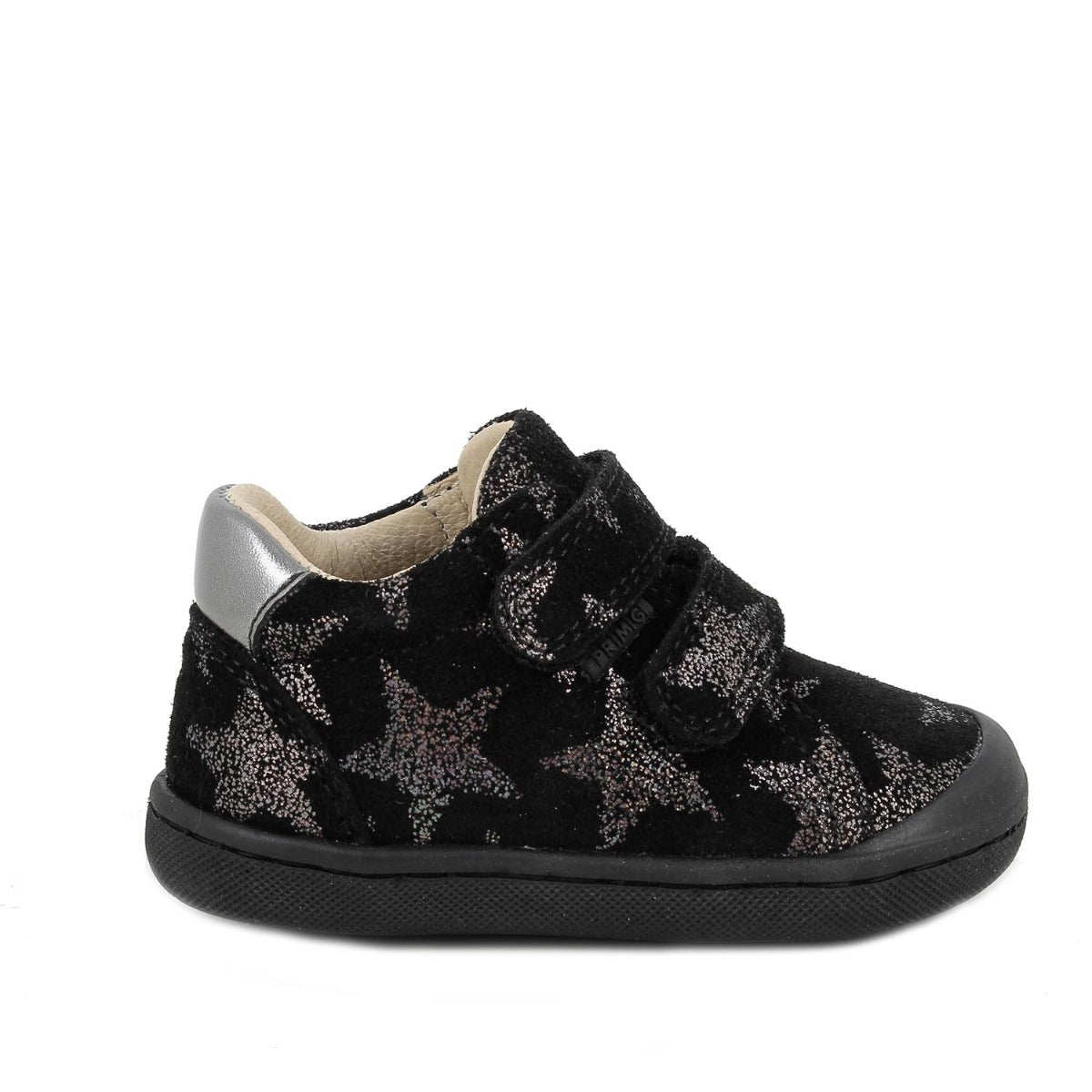Primigi pantofi fetite Slim Fit 18-24 Scamosc Stelle Nero