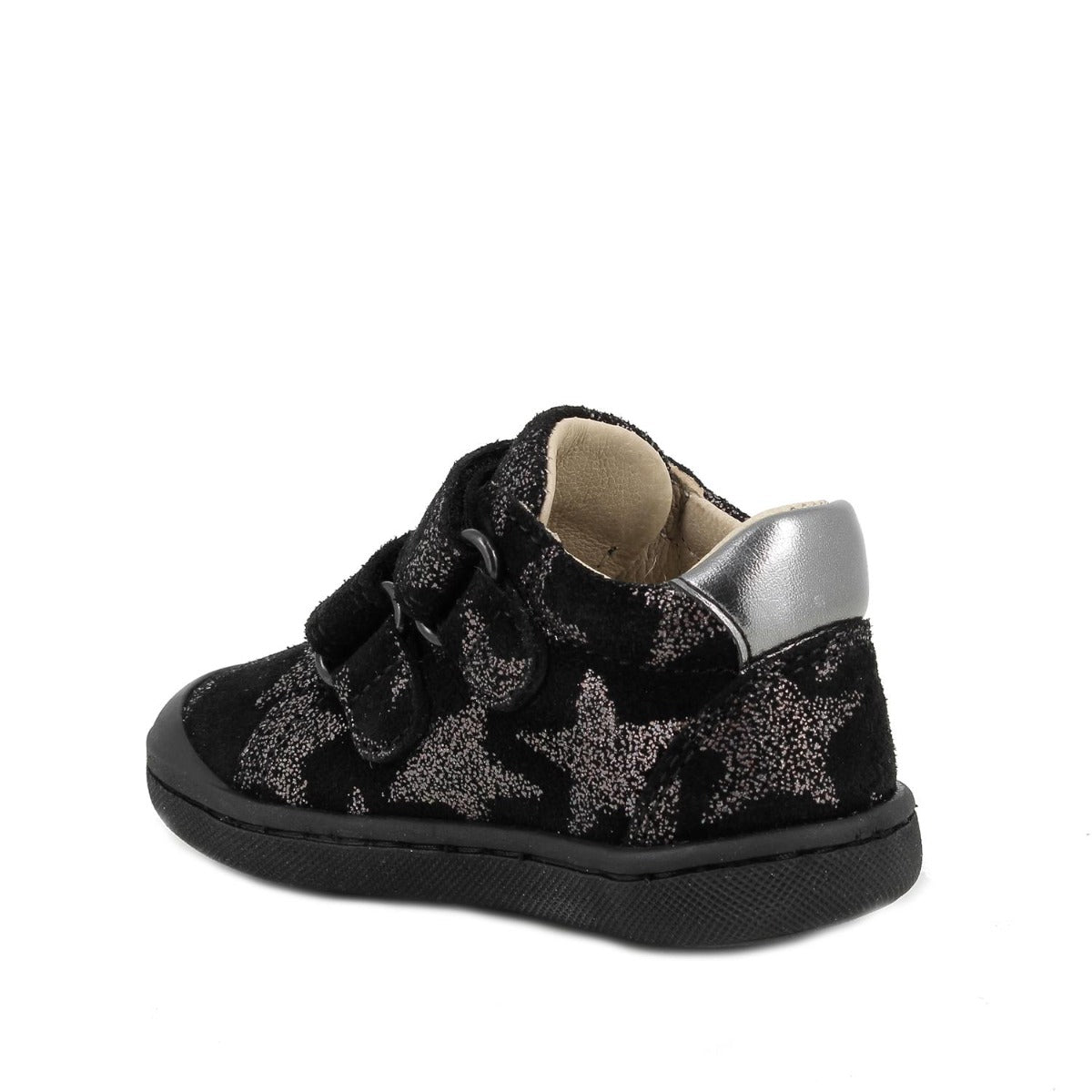 Primigi pantofi fetite Slim Fit 18-24 Scamosc Stelle Nero
