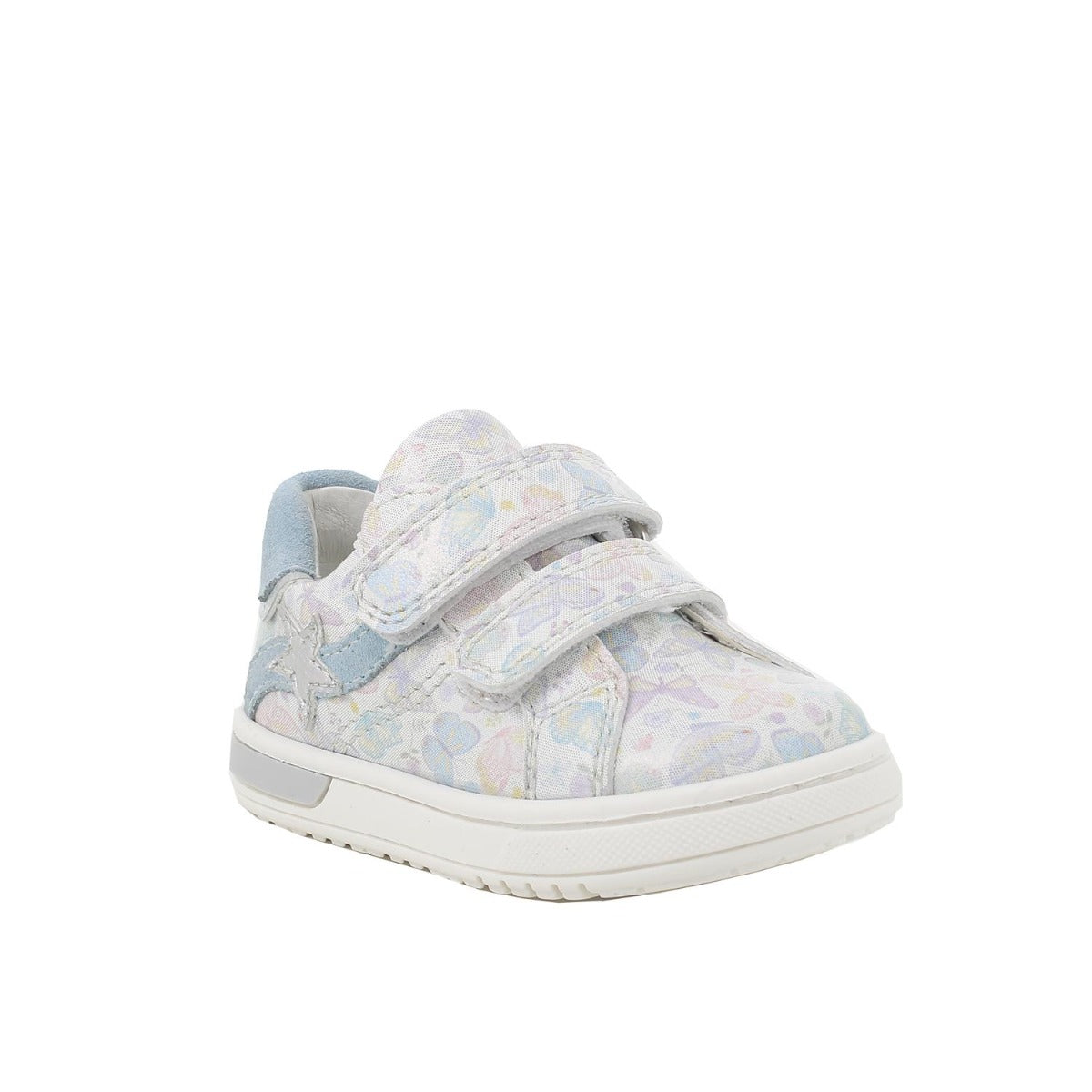 Primigi pantofi fetite Slim Fit 25-29 White Iridescent cu fluturasi Imagine principală a produsului